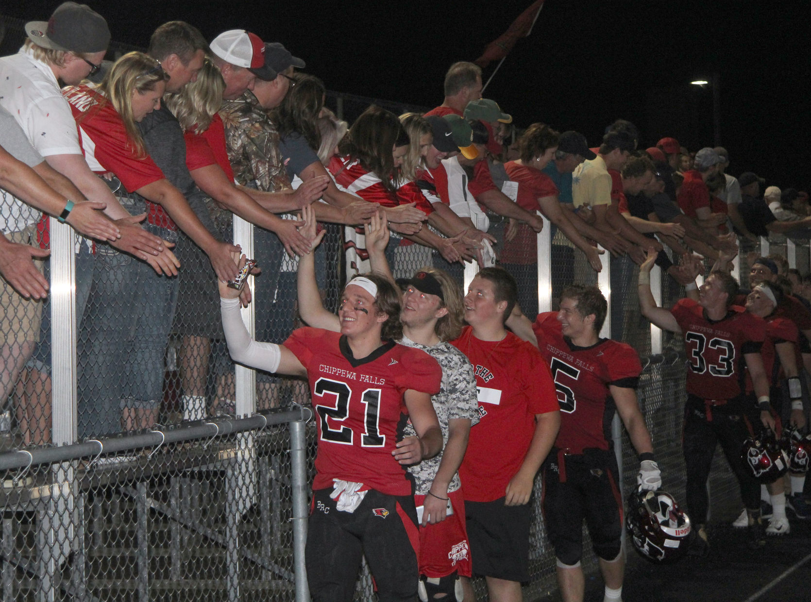 Holmen at Chi-Hi football 8-17-18